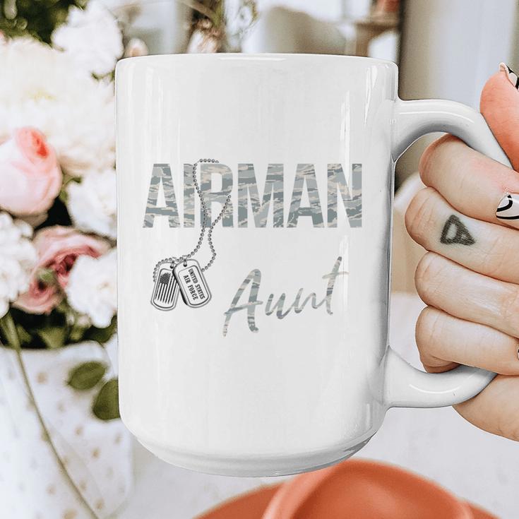 My Favorite Airman Calls Me Aunt US Air Force Graduation Graphic Print Coffee Mug