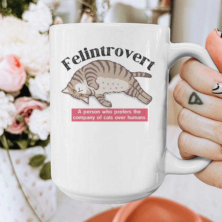 Felinetrovert CAT Lover Kitten CATS Funny Meme Introvert Pet Graphic Print Coffee Mug Felinetrovert CAT Lover Kitten CATS Funny Meme Introvert Pet Graphic Print Coffee Mug