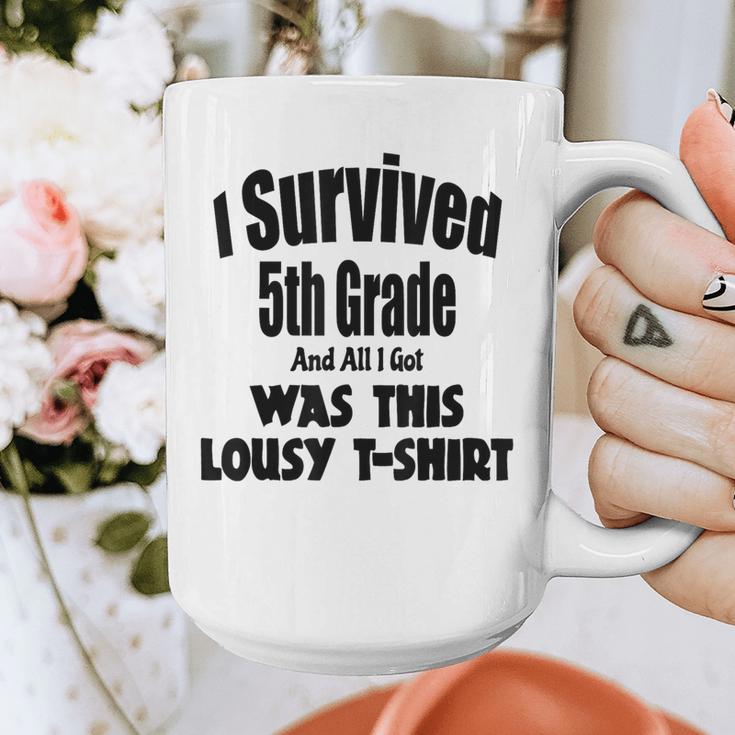 Fifth 5th Grade Graduation Shirt Child Graduate Education Graphic Print Coffee Mug