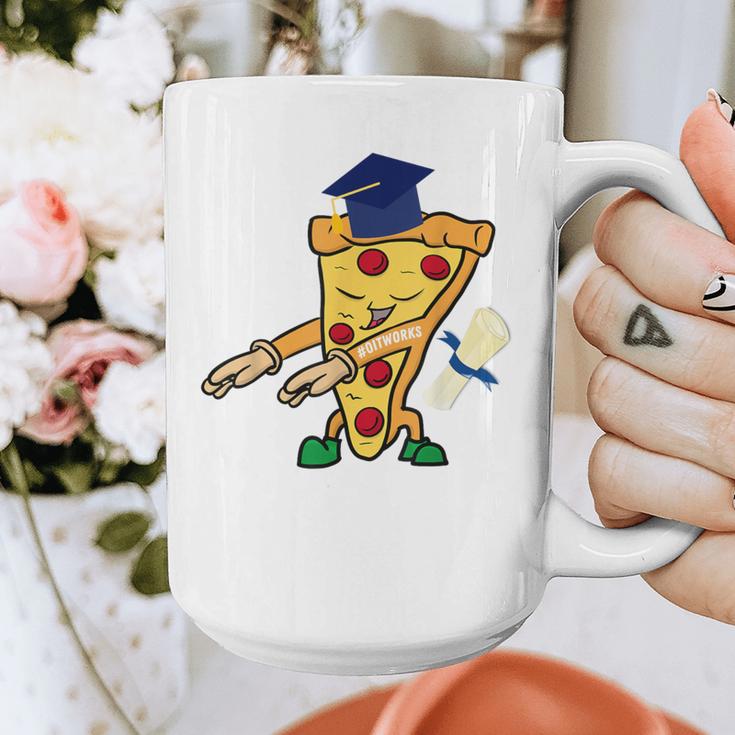 Flossing Pizza Dairy OIT For Dairy OIT Graduation Graphic Print Coffee Mug