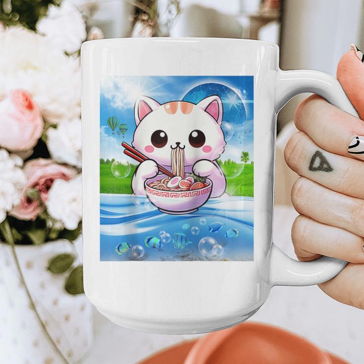 Frutiger Aero Aesthetic Tech Kawaii Ramen Cat Fishes Raglan Baseball Tee Graphic Print Coffee Mug Frutiger Aero Aesthetic Tech Kawaii Ramen Cat Fishes Raglan Baseball Tee Graphic Print Coffee Mug