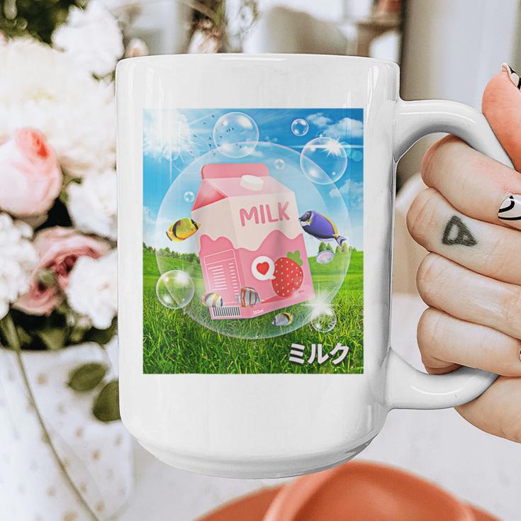 Frutiger Aero Aesthetic Tech Kawaii Strawberry Milk Fishes Raglan Baseball Tee Graphic Print Coffee Mug Frutiger Aero Aesthetic Tech Kawaii Strawberry Milk Fishes Raglan Baseball Tee Graphic Print Coffee Mug
