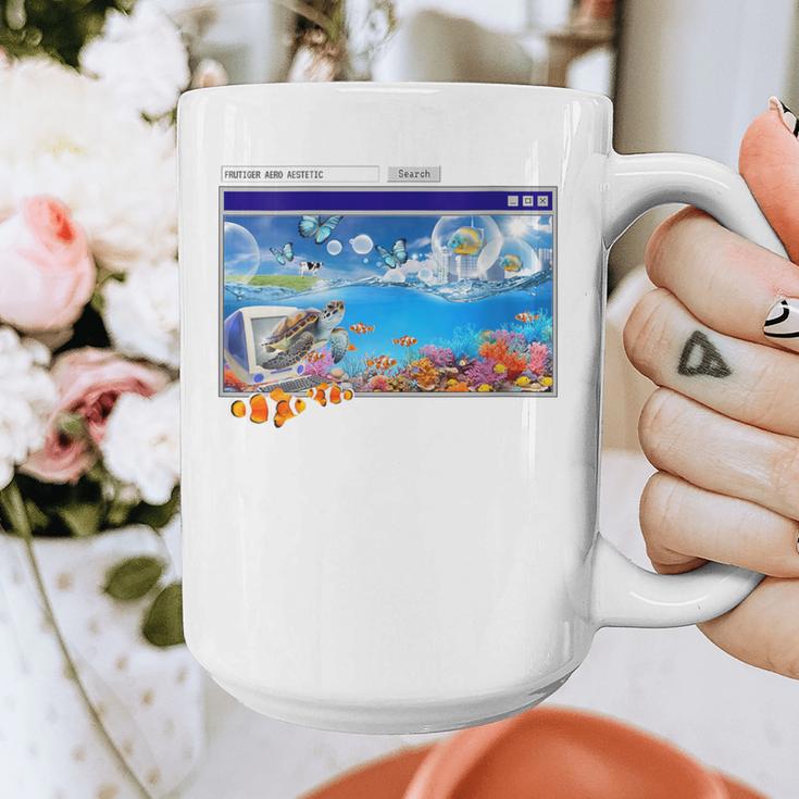 Frutiger Aero Y2k 2000s Graphic Print Coffee Mug