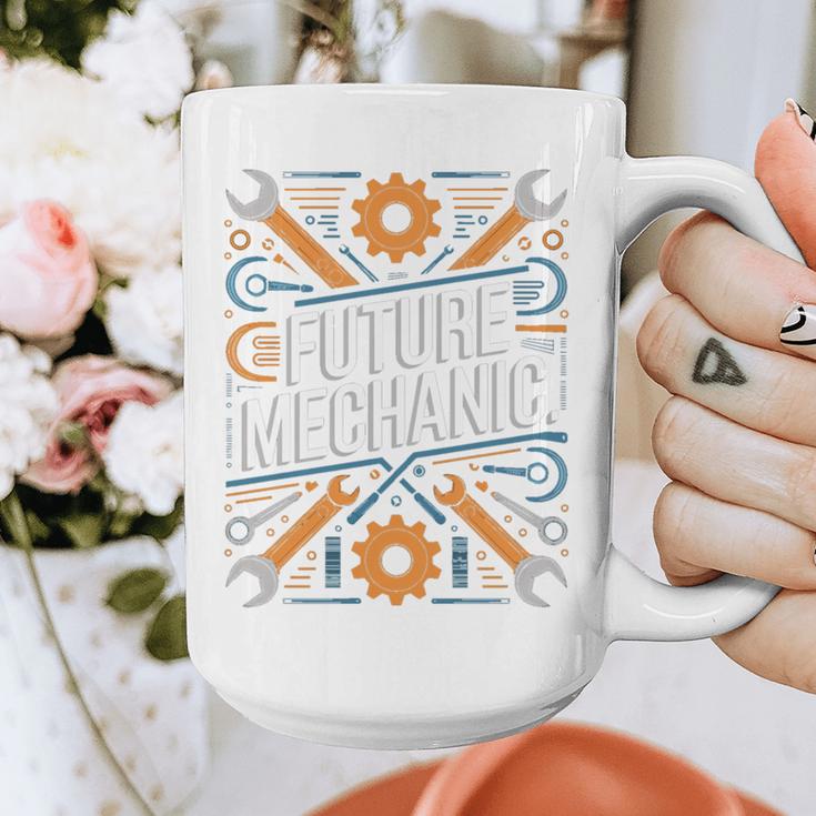 Future Mechanic Graduation School Kids Toddler Women Men Gag Graphic Print Coffee Mug