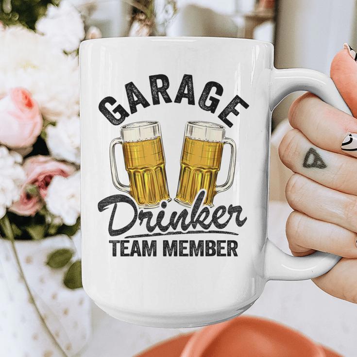Garage Drinker Team Member Day Drinking Dad Beer Garage Graphic Print Coffee Mug Garage Drinker Team Member Day Drinking Dad Beer Garage Graphic Print Coffee Mug