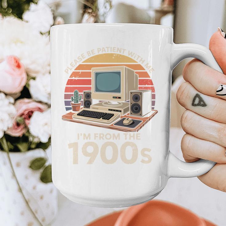 Geek Please Be Patient I'm From The 1900s Retro Computer PC Graphic Print Coffee Mug Geek Please Be Patient I'm From The 1900s Retro Computer PC Graphic Print Coffee Mug