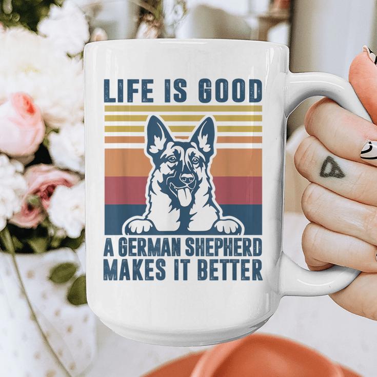 German Shepherd Men Women Dog Dad Mom German Shepherd Graphic Print Coffee Mug