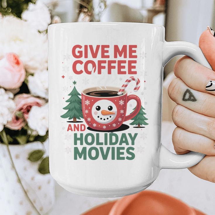Give Me Coffee And Holiday Movies Introvert Christmas Graphic Print Coffee Mug Give Me Coffee And Holiday Movies Introvert Christmas Graphic Print Coffee Mug