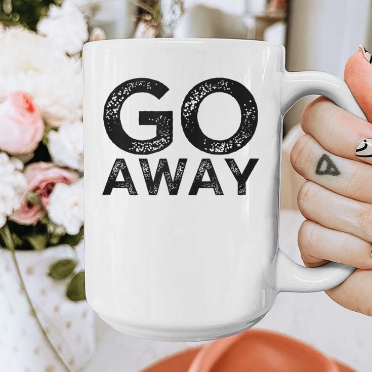 Go Away Sarcastic Antisocial Introvert Saying Graphic Print Coffee Mug Go Away Sarcastic Antisocial Introvert Saying Graphic Print Coffee Mug
