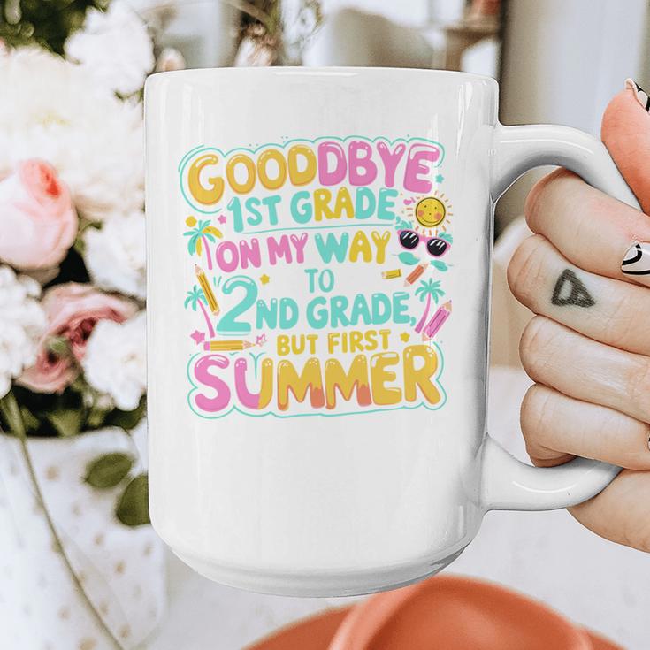 Goodbye 1st Grade To 2nd But First Summer Graduation Graphic Print Coffee Mug