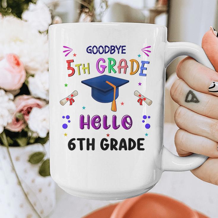 Goodbye 5th Grade Graduation 2025 6th Grade Graduate Kids Graphic Print Coffee Mug