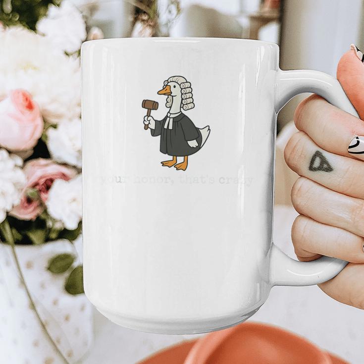 Goose Silly Lawyer Law School Graduation Future Lawyer Graphic Print Coffee Mug
