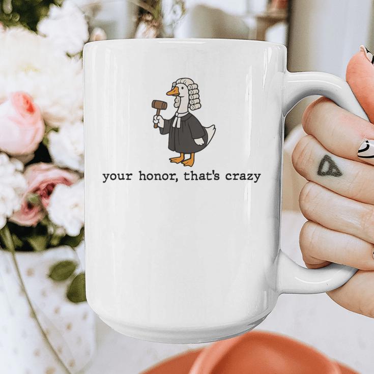 Goose Silly Lawyer Law Student School Graduation Graphic Print Coffee Mug