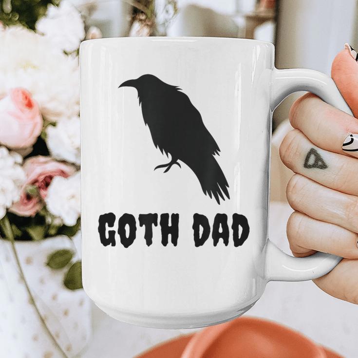 Goth Dad Gothic Bird Crow Emo Father's Day Graphic Print Coffee Mug