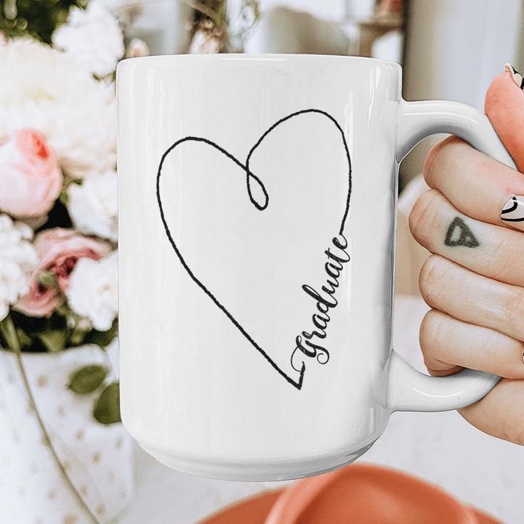 Graduate Heart Shirt Graduation Graphic Print Coffee Mug