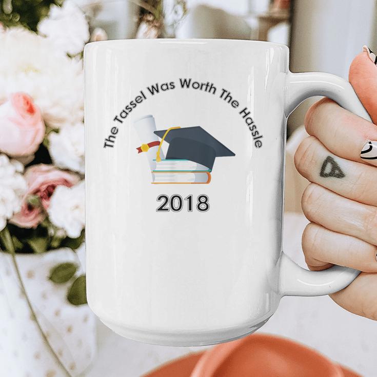 Graduation 2018 The Tassel Was Worth The Hassle Graphic Print Coffee Mug