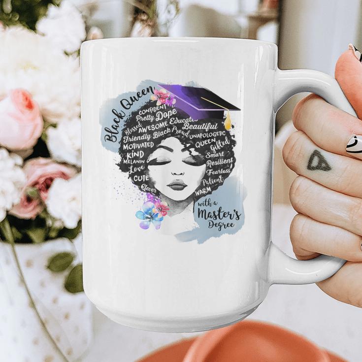 Graduation Masters Degree Woman Queen Graduate 2025 Graphic Print Coffee Mug