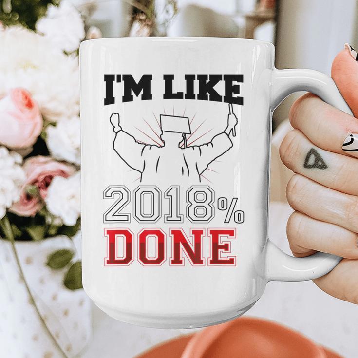 GraduationShirt I'm Like 2018 Done Class Of Graphic Print Coffee Mug