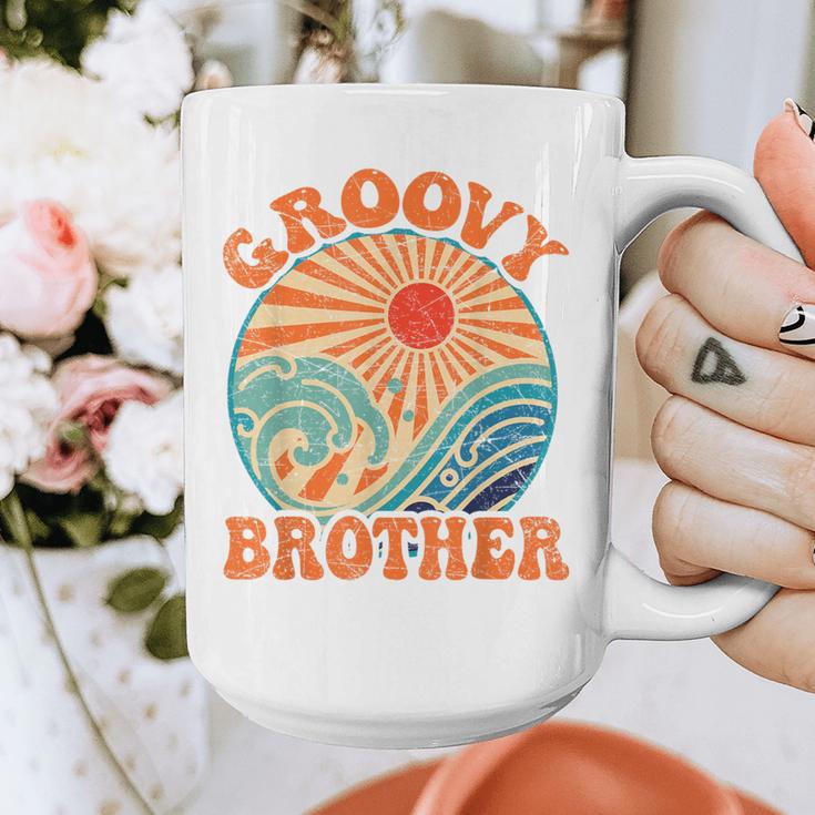 Groovy Brother 70s Aesthetic Nostalgia 1970's Retro Brother Graphic Print Coffee Mug