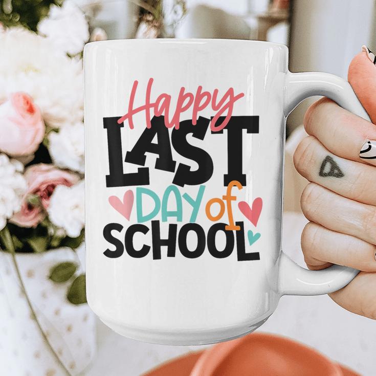 Happy Last Day Of School Kids Teacher Student Graduation Graphic Print Coffee Mug