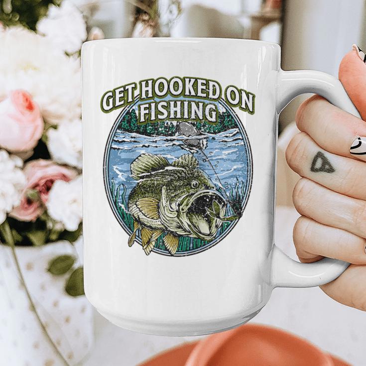 Hooked On Fishing Introvert Sayings Antisocial Quotes Raglan Baseball Tee Graphic Print Coffee Mug