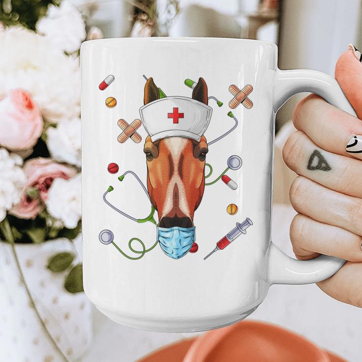 Horse Nurse RN ER Nursing School Graduation Graphic Print Coffee Mug