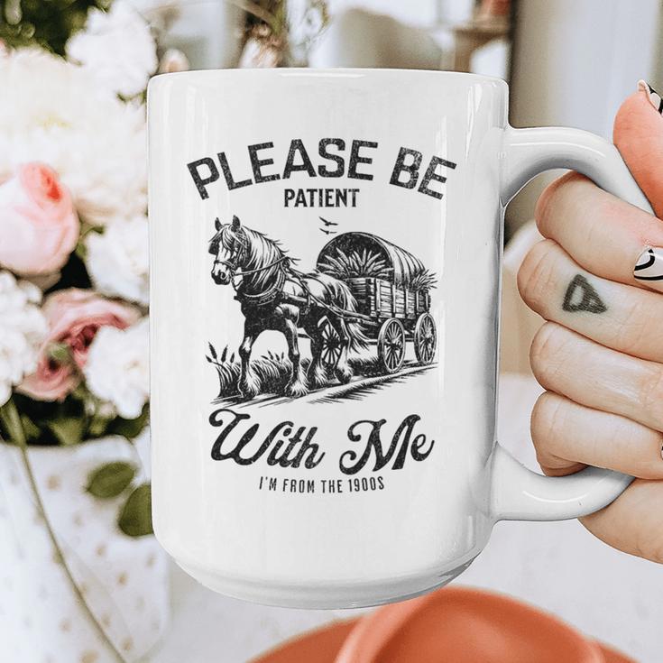 Horse Please Be Patient With Me I'm From The 1900s Graphic Print Coffee Mug