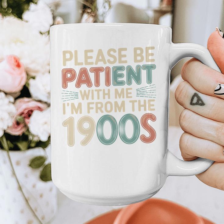 Humor Retro Please Be Patient With Me I'm From The 1900s Premium Graphic Print Coffee Mug Humor Retro Please Be Patient With Me I'm From The 1900s Premium Graphic Print Coffee Mug