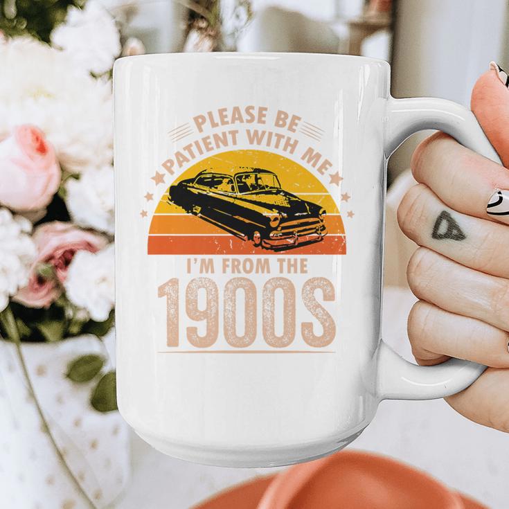 Humorous Saying Please Be Patient With Me I'm From The 1900s Premium Graphic Print Coffee Mug Humorous Saying Please Be Patient With Me I'm From The 1900s Premium Graphic Print Coffee Mug