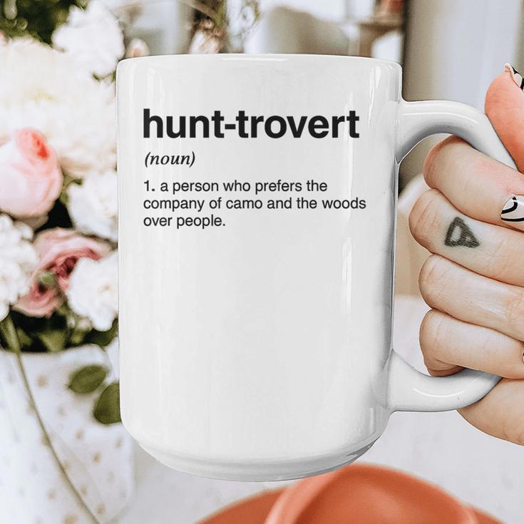 Hunt-Trovert Hunting Camo Woods Introvert Graphic Print Coffee Mug Hunt-Trovert Hunting Camo Woods Introvert Graphic Print Coffee Mug