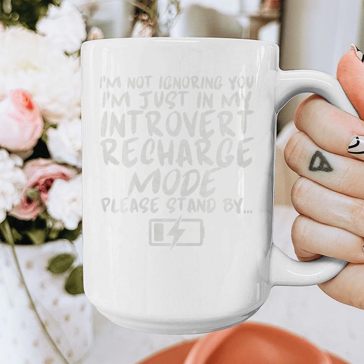 I'm Not Ignoring You I'm Just In My Introvert Recharge Mode Premium Tri-Blend Graphic Print Coffee Mug I'm Not Ignoring You I'm Just In My Introvert Recharge Mode Premium Tri-Blend Graphic Print Coffee Mug