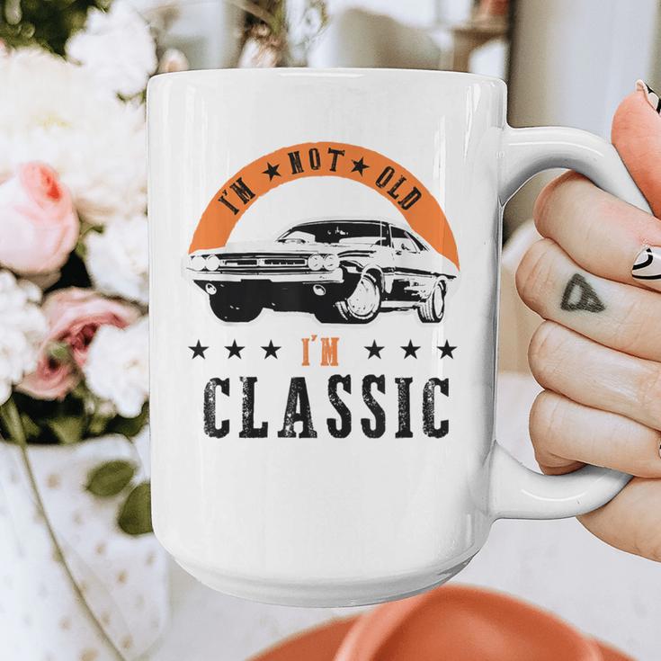 I'm Not Old I'm Classic Muscle Cars Retro Dad Vintage Car Graphic Print Coffee Mug