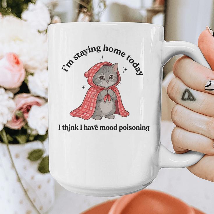 I’m Staying Home Today Cat Introvert Homebody Graphic Print Coffee Mug I’m Staying Home Today Cat Introvert Homebody Graphic Print Coffee Mug
