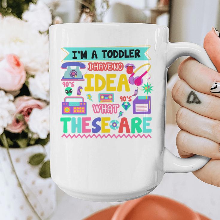 I'm A Toddler I Have No Ideas Retro Vintage 90s Nostalgia Premium Tri-Blend Graphic Print Coffee Mug I'm A Toddler I Have No Ideas Retro Vintage 90s Nostalgia Premium Tri-Blend Graphic Print Coffee Mug
