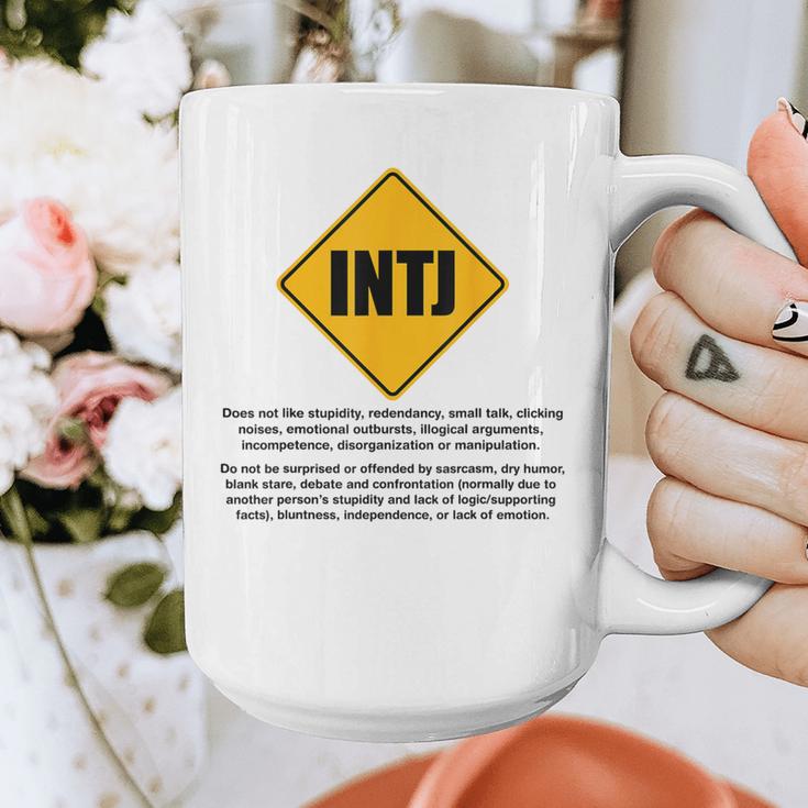 INTJ Warnings Architect Personality Type Introvert Graphic Print Coffee Mug INTJ Warnings Architect Personality Type Introvert Graphic Print Coffee Mug