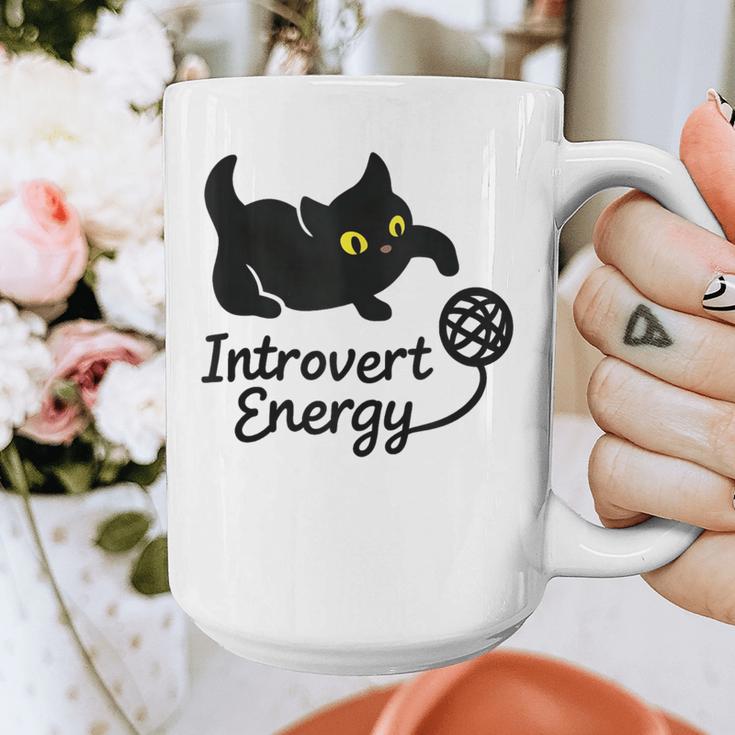 Introvert Energy Cat Love Cat Meme Graphic Print Coffee Mug Introvert Energy Cat Love Cat Meme Graphic Print Coffee Mug