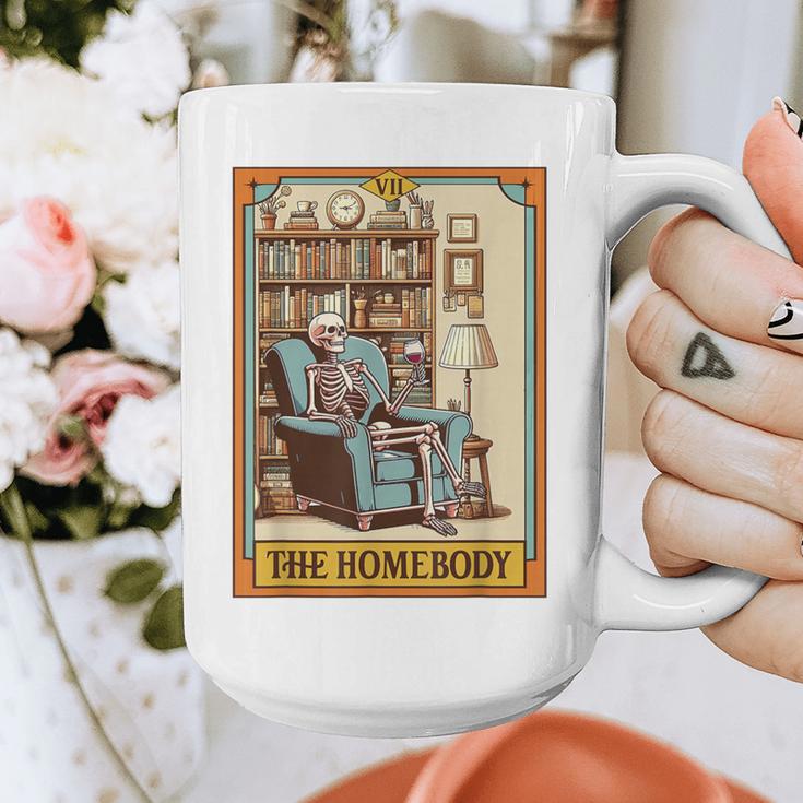 Introvert Homebody Awkward Skeleton The Homebody Tarot Card Graphic Print Coffee Mug Introvert Homebody Awkward Skeleton The Homebody Tarot Card Graphic Print Coffee Mug