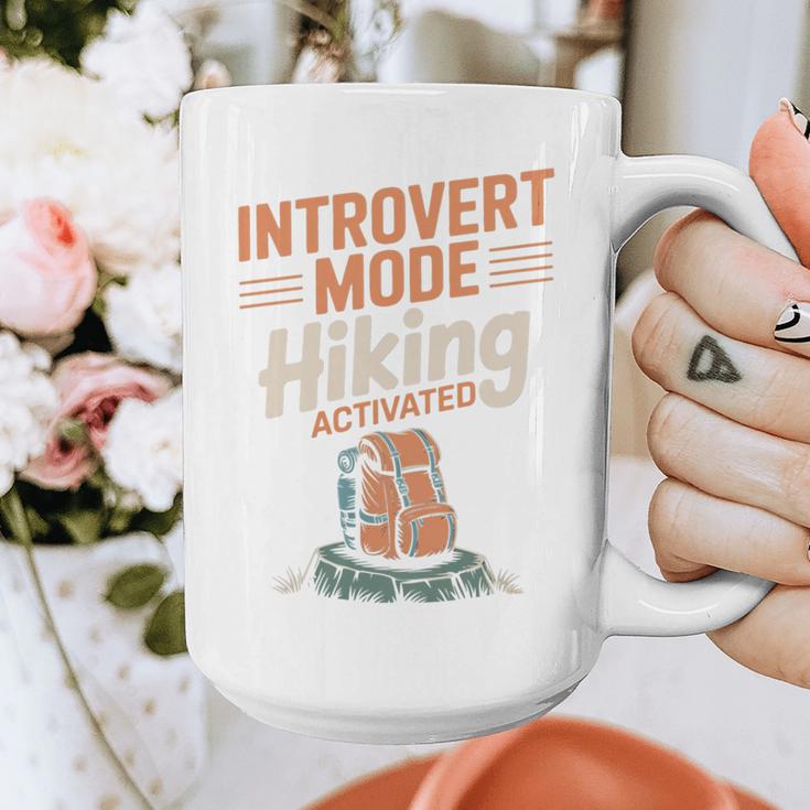 Introvert Mode Hiking Activated Hiker Graphic Print Coffee Mug Introvert Mode Hiking Activated Hiker Graphic Print Coffee Mug