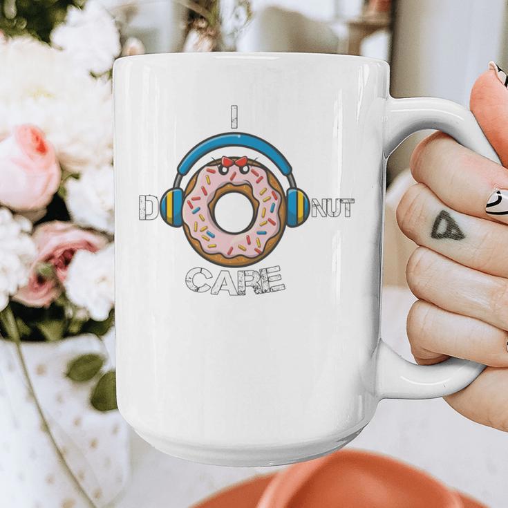 Introvert Music Lover Donuts Sarcastic Graphic Print Coffee Mug
