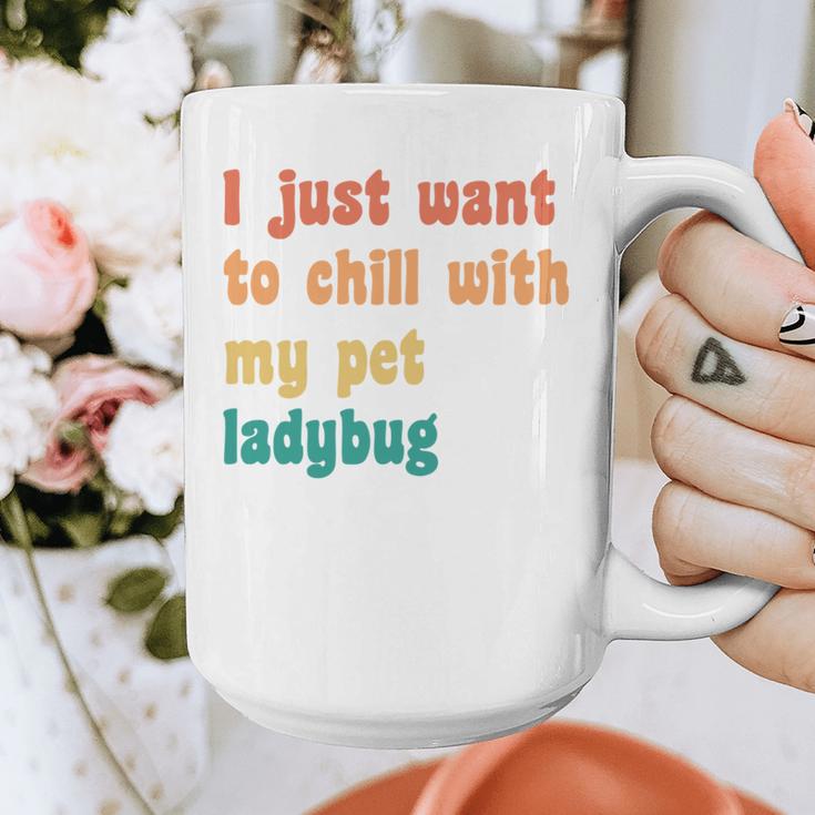 Introvert Pet Ladybug Mom Graphic Print Coffee Mug Introvert Pet Ladybug Mom Graphic Print Coffee Mug