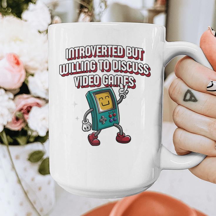 Introverted But Willing To Discuss Video Games Introvert Raglan Baseball Tee Graphic Print Coffee Mug Introverted But Willing To Discuss Video Games Introvert Raglan Baseball Tee Graphic Print Coffee Mug