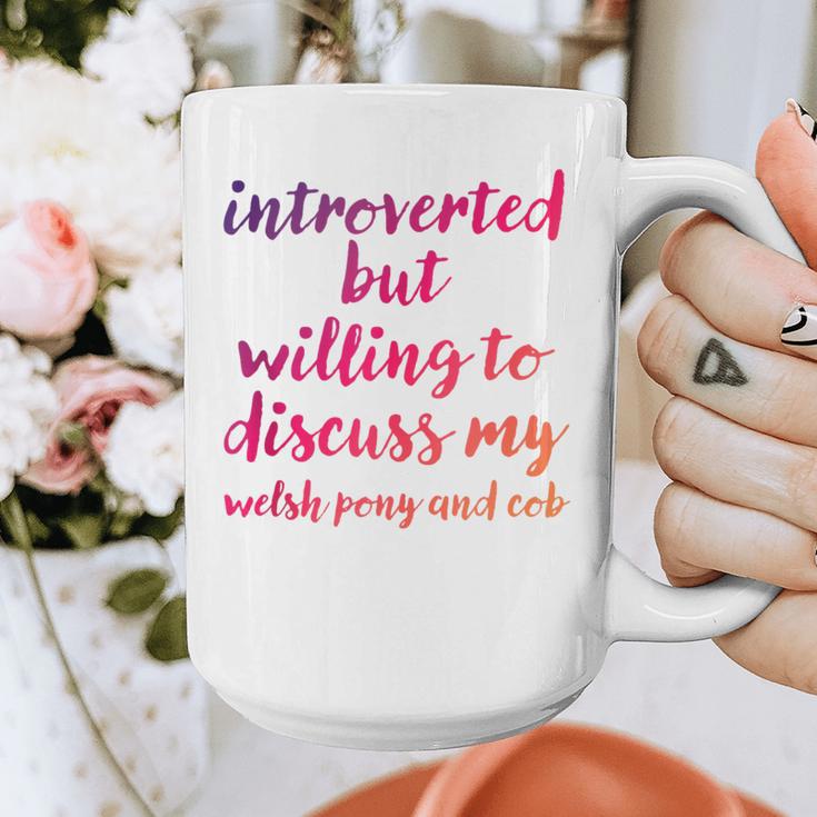 Introverted Willing To Discuss Welsh Pony And Cob Introvert Graphic Print Coffee Mug Introverted Willing To Discuss Welsh Pony And Cob Introvert Graphic Print Coffee Mug