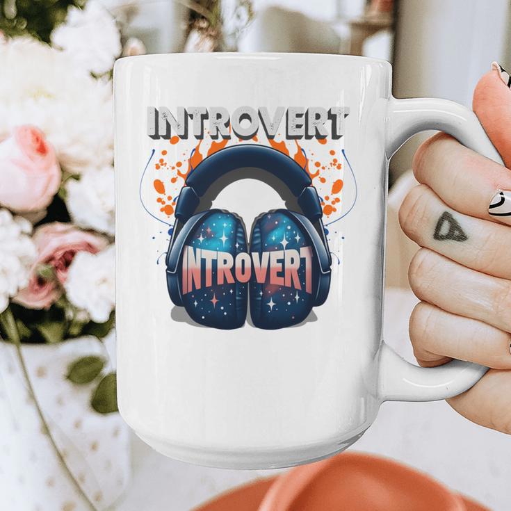 Introvert's Best Friend Noise-Canceling Headphones Graphic Print Coffee Mug Introvert's Best Friend Noise-Canceling Headphones Graphic Print Coffee Mug