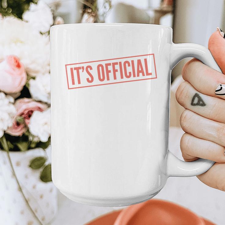 It's Official I'm The Favorite Daughter From Dad Mom Graphic Print Coffee Mug