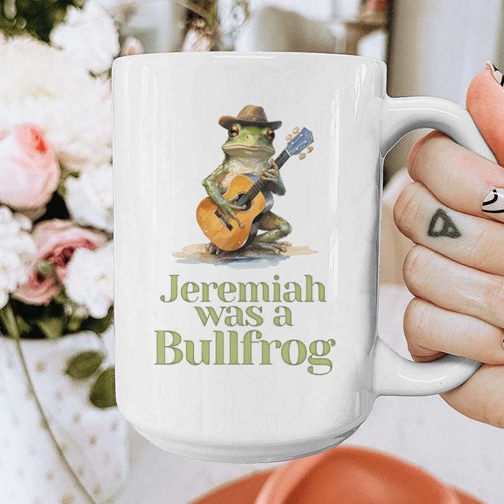 Jeremiah Was A Bullfrog A Classic Rock Nostalgia Trip Premium Tri-Blend Graphic Print Coffee Mug Jeremiah Was A Bullfrog A Classic Rock Nostalgia Trip Premium Tri-Blend Graphic Print Coffee Mug