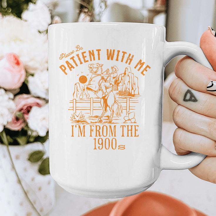 Joke Please Be Patient With Me I'm From The 1900s Tee Graphic Print Coffee Mug