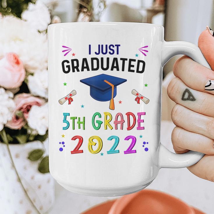 I Just Graduated 5th Grade Graduation Class 2022 Graduate Graphic Print Coffee Mug