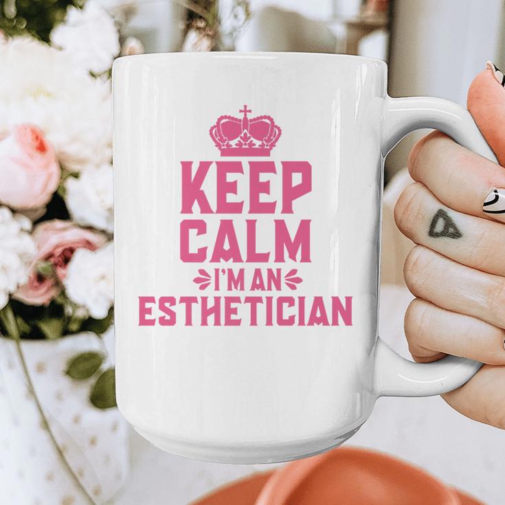 Keep Calm I'm An Esthetician Graduation Esthetician Premium Graphic Print Coffee Mug