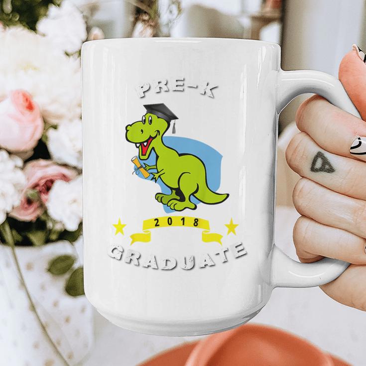 Kids Dinosaur Pre-K Graduation TShirt Kids Preschool Graduation Graphic Print Coffee Mug