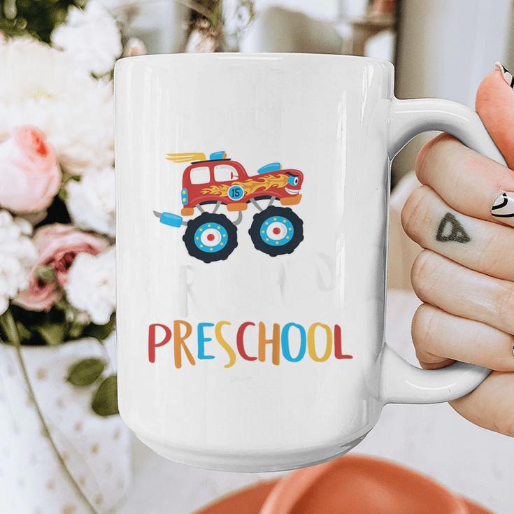 Kids I Just Crushed Preschool Monster Graduation Pre-K Shirt Graphic Print Coffee Mug